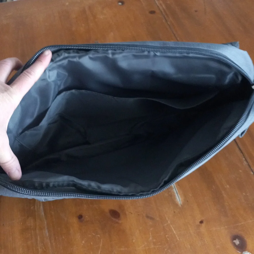 Gray Guess Messenger Laptop School Bag